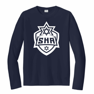 SHA SHIELD NAVY LONG SLEEVE TEE