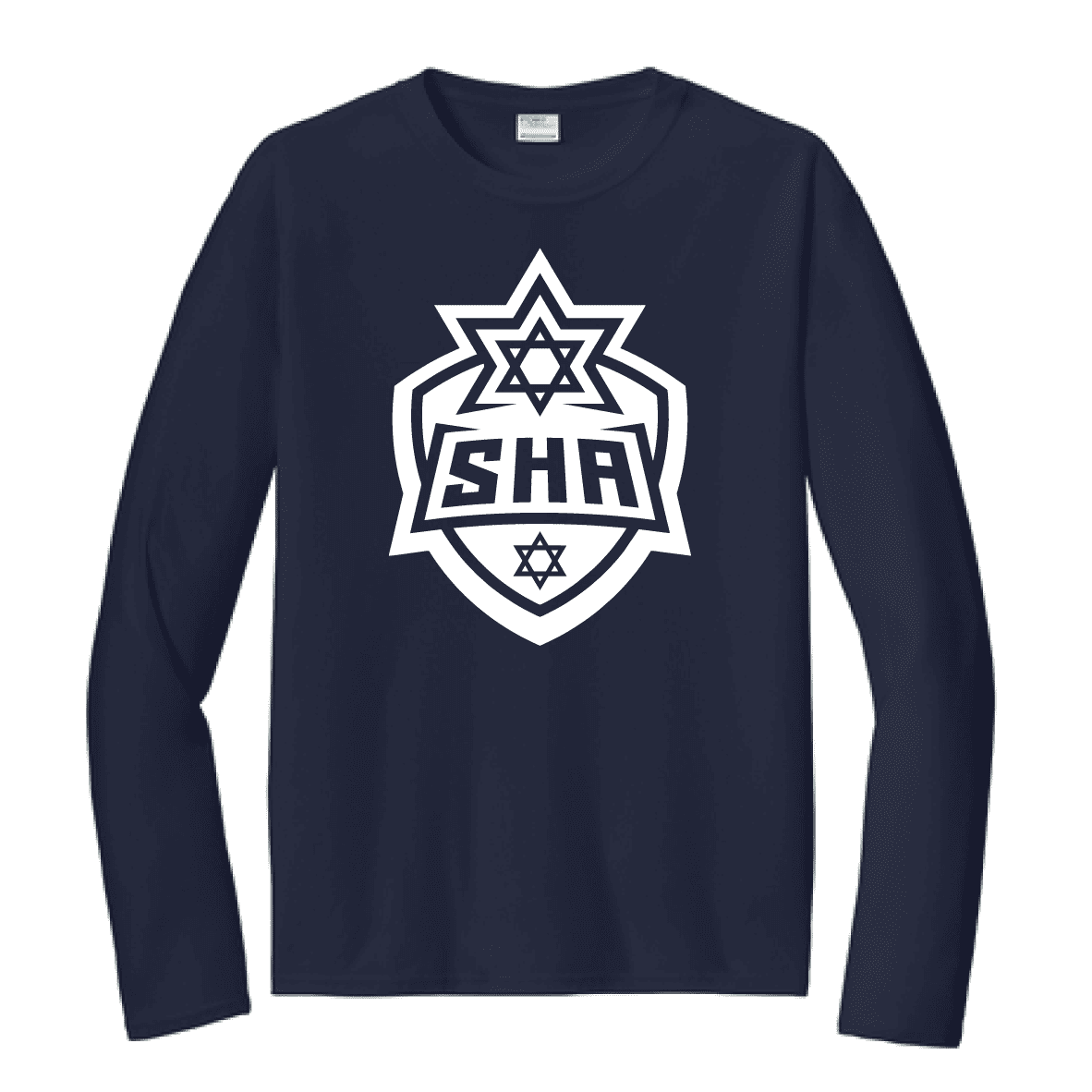 SHA SHIELD NAVY LONG SLEEVE TEE